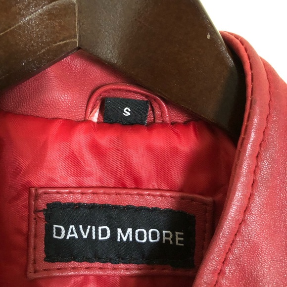 Red Leather jacket - Picture 4 of 4